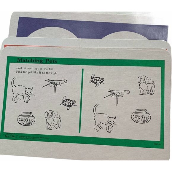 Vintage 70s Highlights Educational Flash Cards - Picture 4 of 8